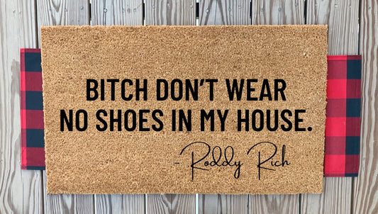 No Shoes Roddy Ricch Doormat