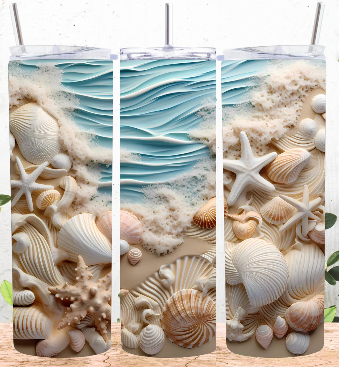 3D Beach Seashells