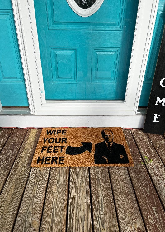 Joe Biden Wipe Your Feet Here Doormat